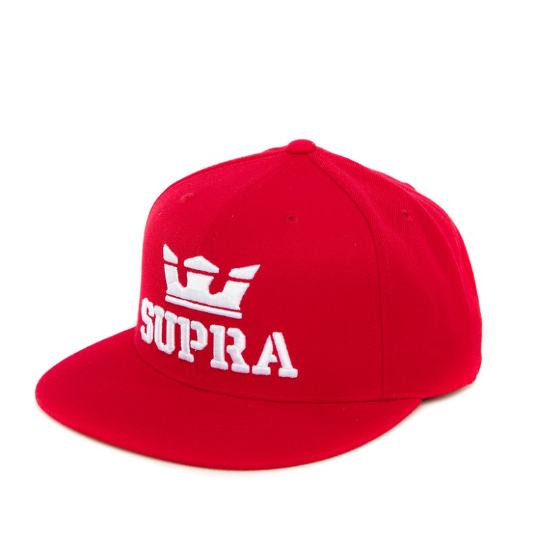 Supra Above Snap Hats Kasketter Dame Rød | 7Y5OLU6