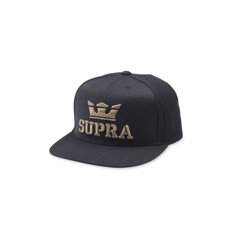 Supra Above Snap Hats Kasketter Dame Sort | MD877H5