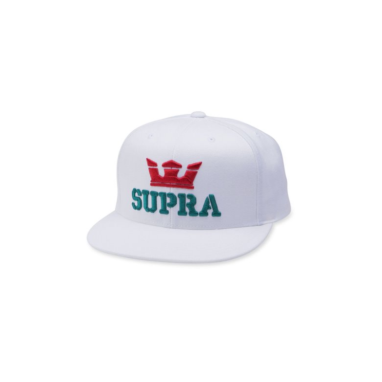 Supra Above Snap Hats Kasketter Herre Hvide | 47LVF2X