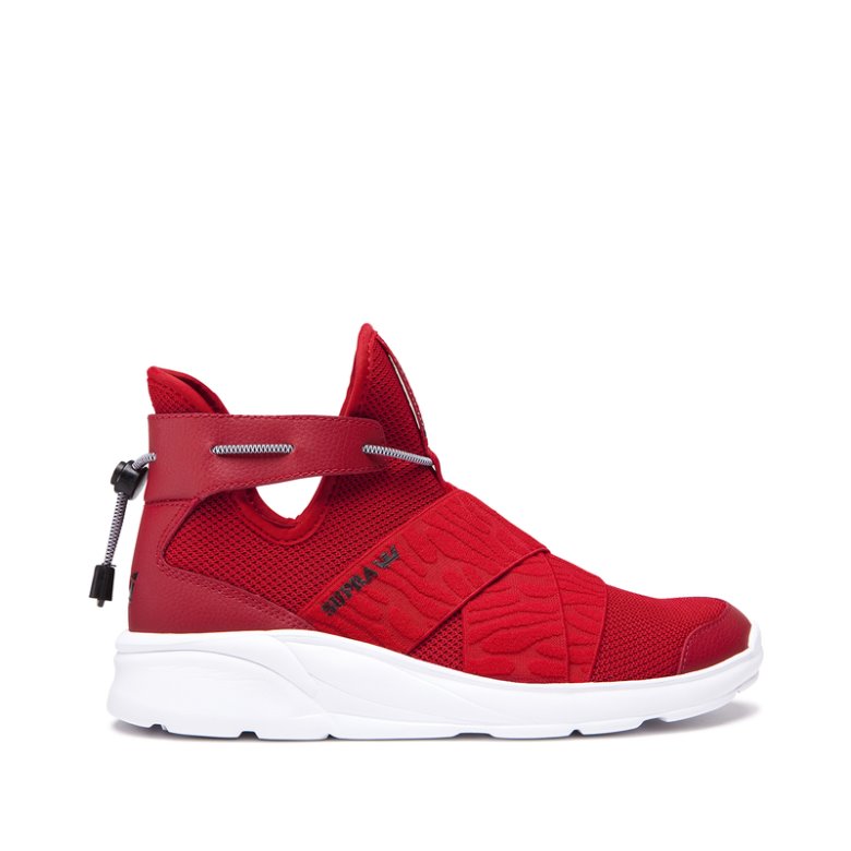 Supra Anevay Sneakers Dame Rød | 6N7WOPQ