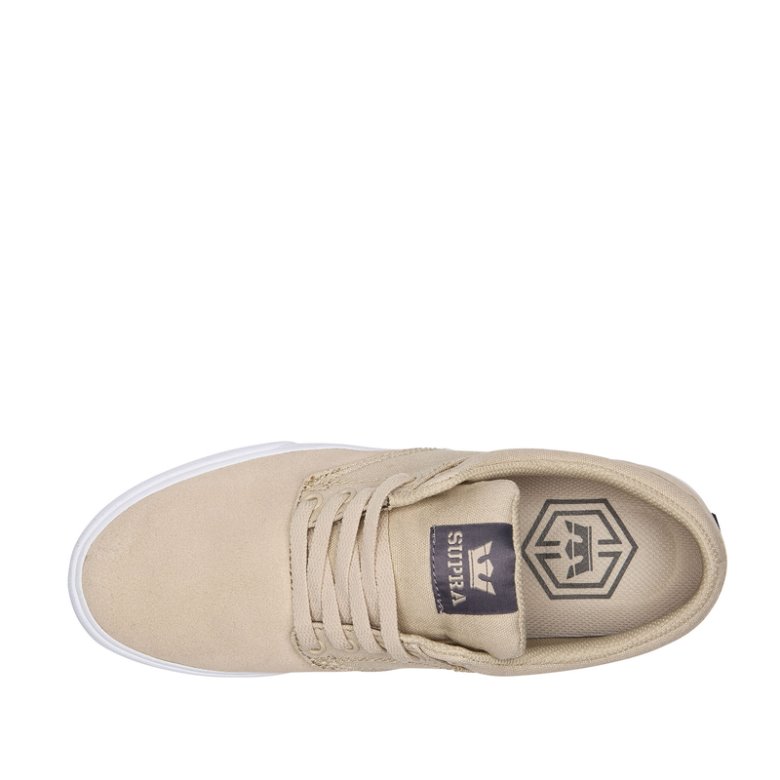 Supra Chino Skate Sko Dame Beige | 94QITOC