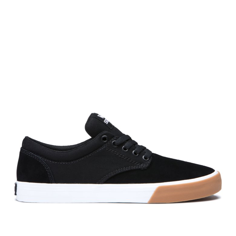 Supra Chino Skate Sko Dame Sort Brune | 11I0IV6