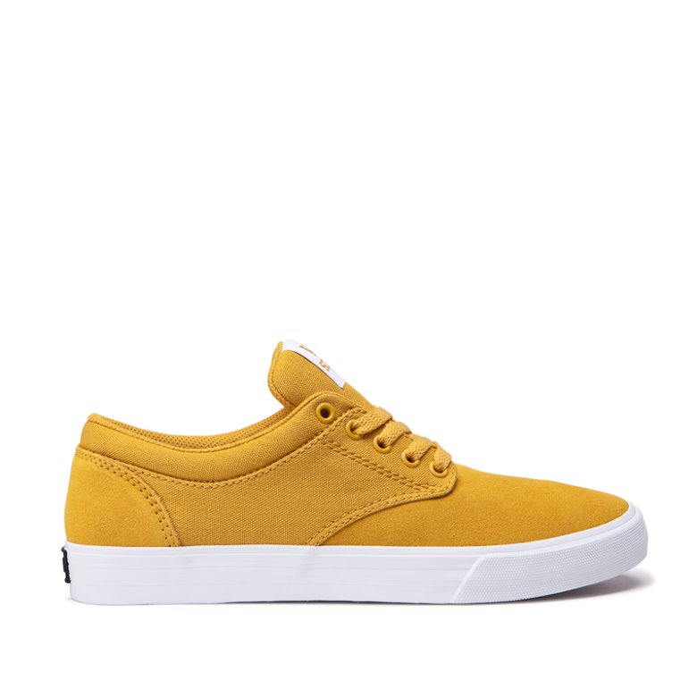 Supra Chino Skate Sko Herre Gul | 8XHVF7L