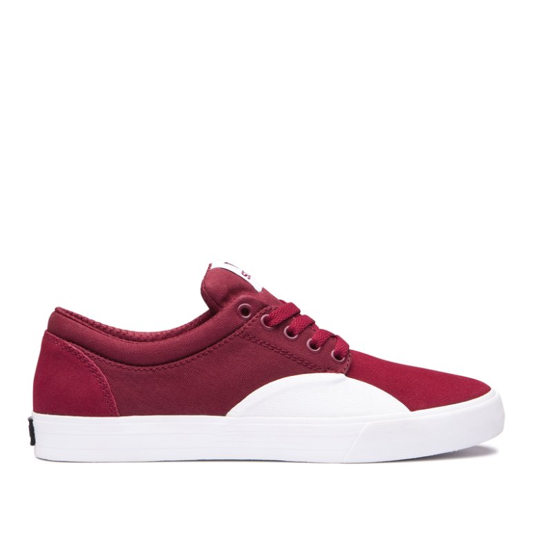 Supra Chino Skate Sko Herre Rød | 1TWKGN4