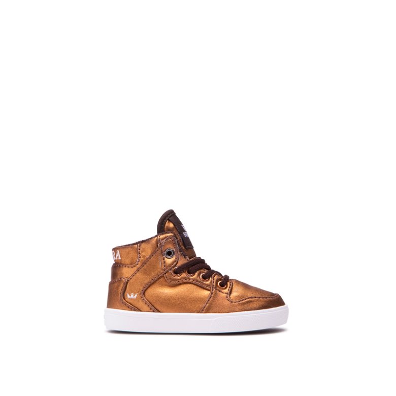 Supra Crib Vaider Sneakers Børn Kobber | 5VWKRYR