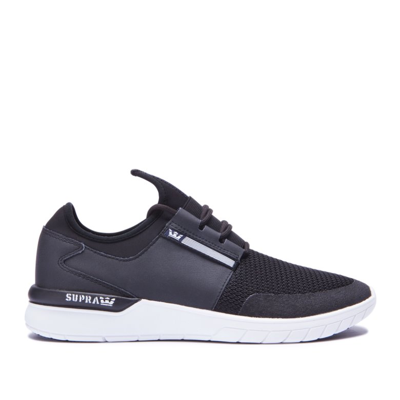 Supra Flow Run Løbesko Dame Mørkegrå Sort | HJA2U8S