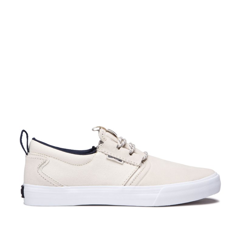 Supra Flow Skate Sko Dame Beige | 5AI2TP0