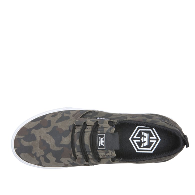 Supra Flow Skate Sko Dame Camo | XIF8VML