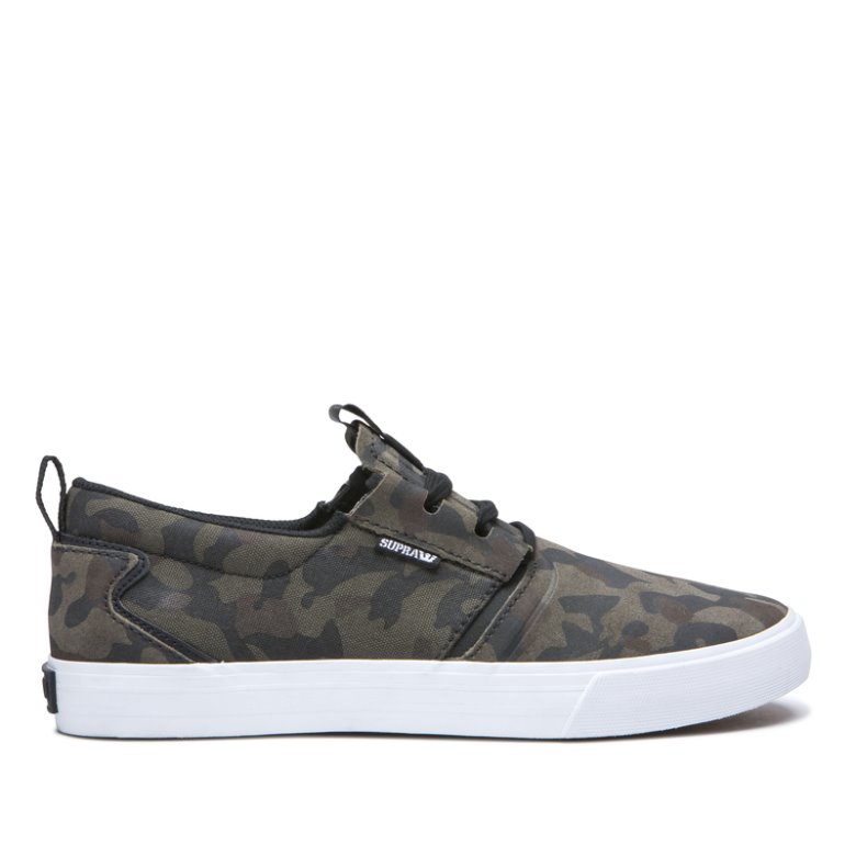 Supra Flow Skate Sko Dame Camo | XIF8VML