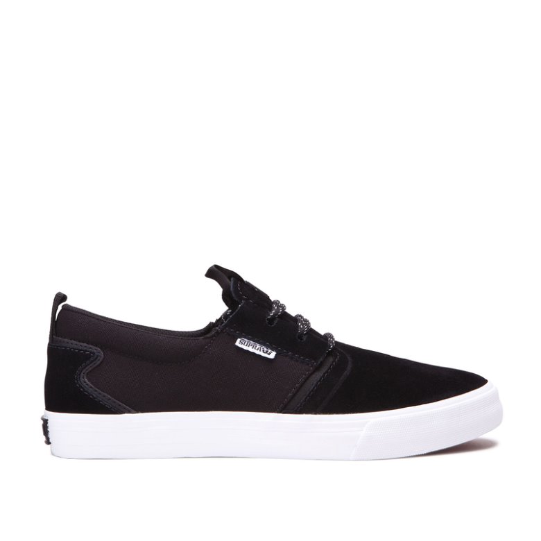 Supra Flow Skate Sko Herre Sort | 1L9CQYK