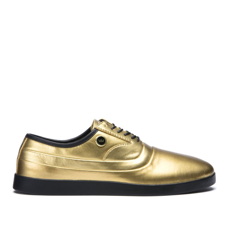 Supra Greco Skate Sko Herre Guld | WI65OP1