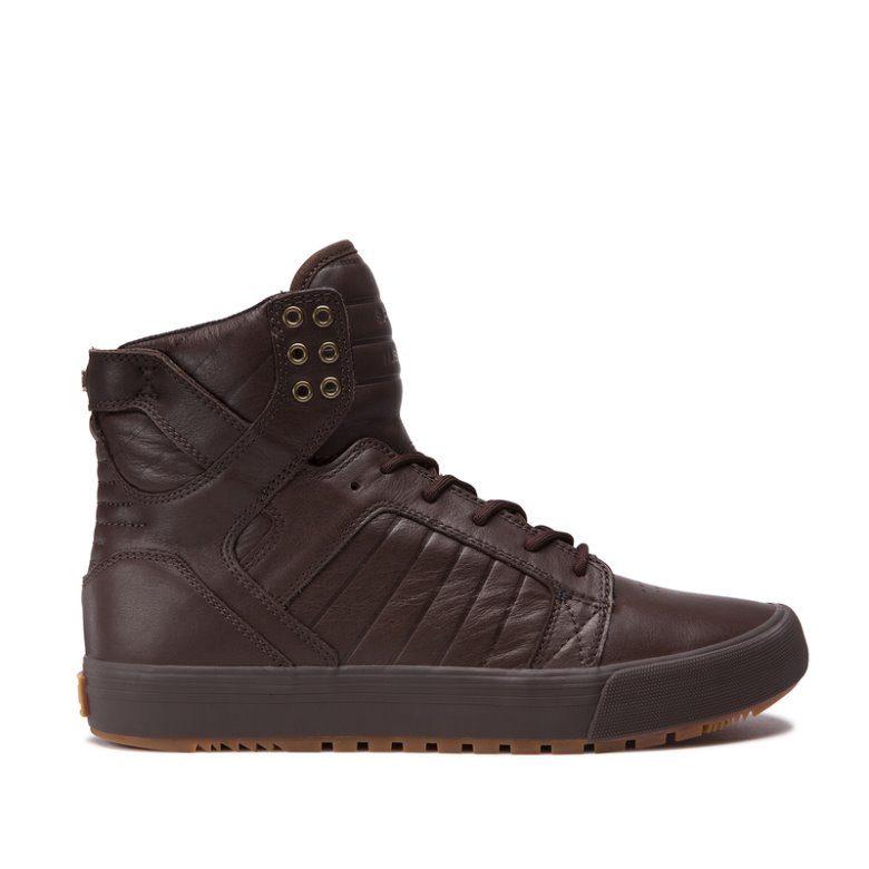 Supra Høje Skytop CW Sko Dame Kaffe | 9TTA92R