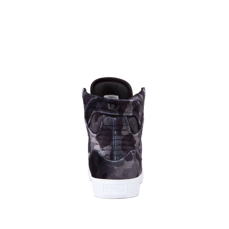 Supra Høje Skytop Sko Dame Camo | 8TCIVEY