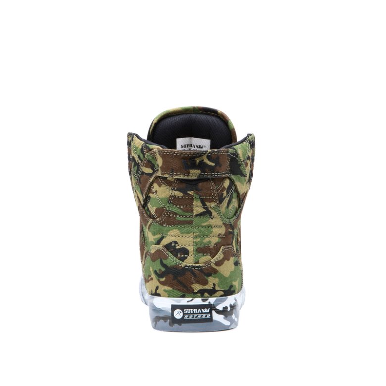 Supra Høje Skytop Sko Herre Camo Camo | HE0LINJ