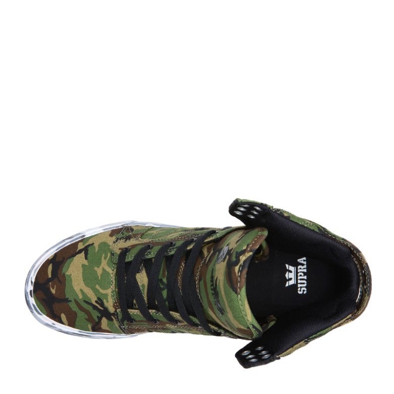 Supra Høje Skytop Sko Herre Camo Camo | HE0LINJ