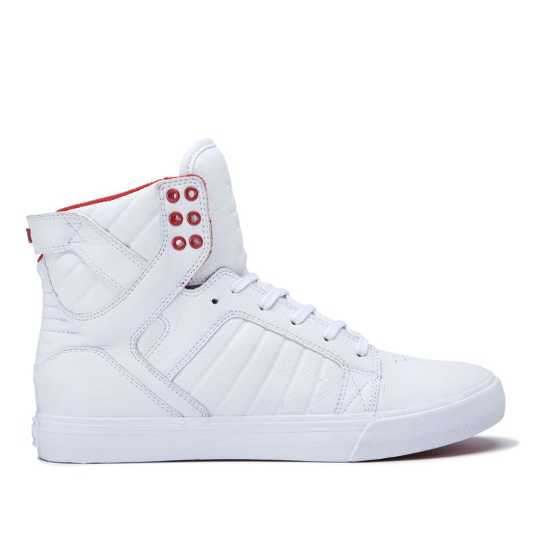 Supra Høje Skytop Sko Herre Orange | CFGSJFD