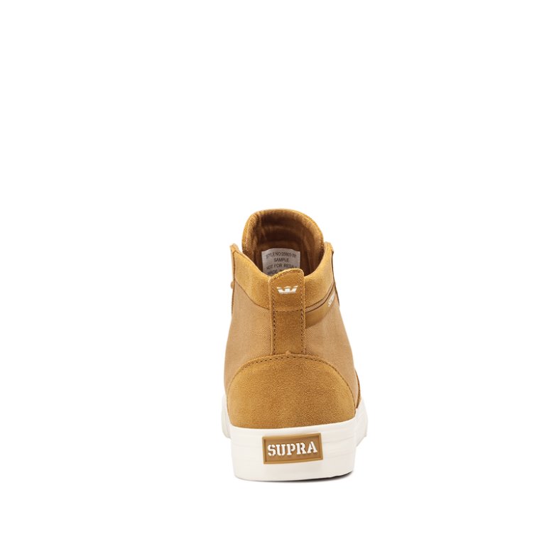 Supra Høje Stacks Mid Sko Dame Brune | R2ZZ8KX