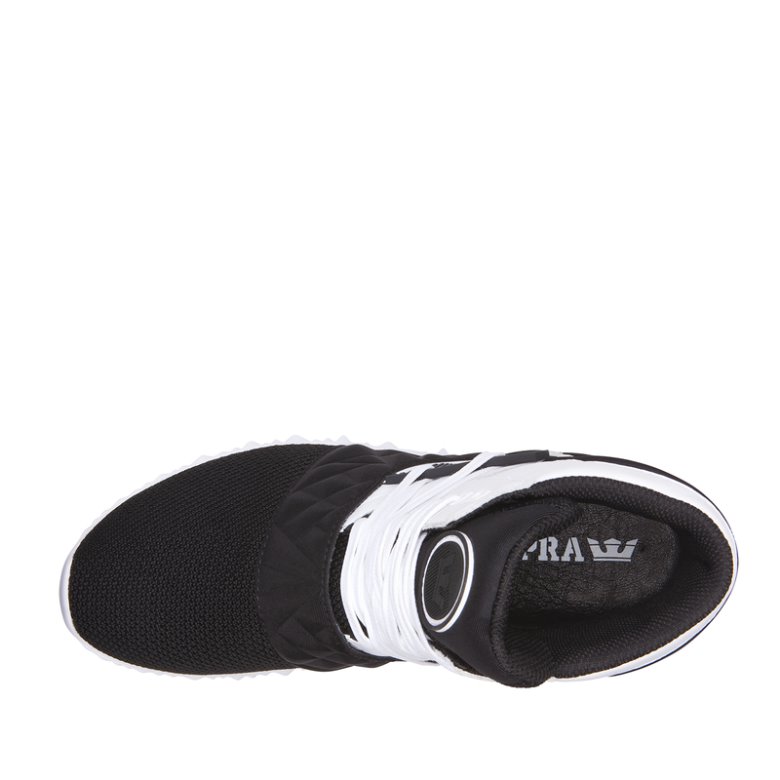 Supra Jagati Sneakers Dame Hvide Sort | 0CYKCP0