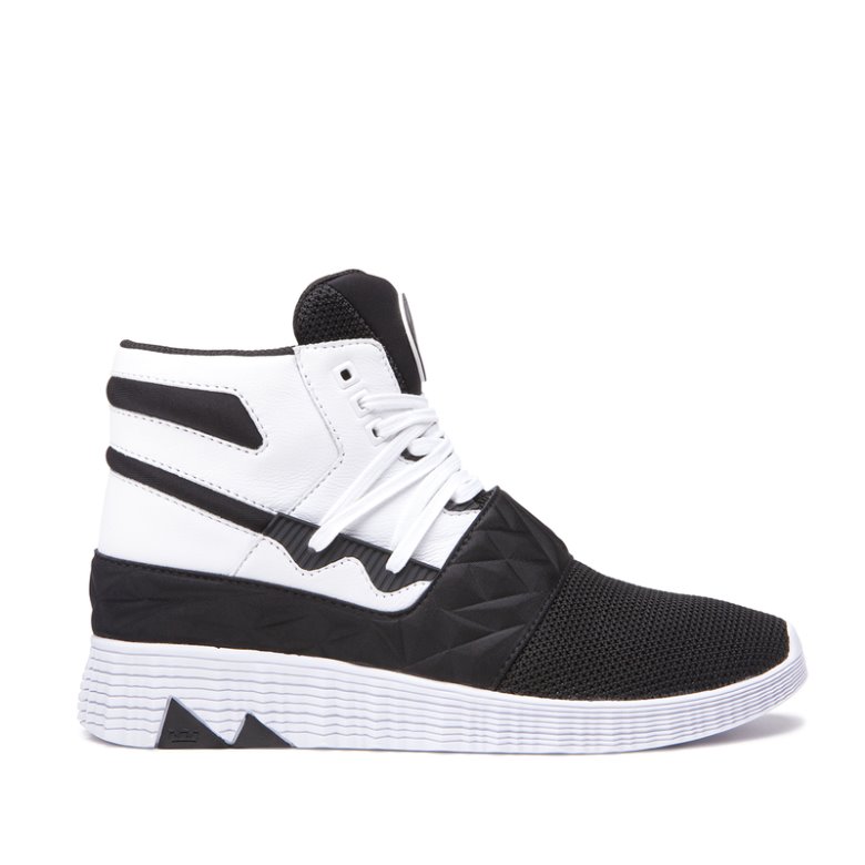 Supra Jagati Sneakers Dame Hvide Sort | 0CYKCP0