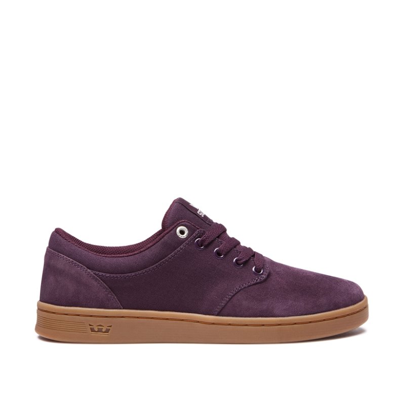 Supra Lave Chino Court Sko Dame Lilla | 1CCZ7Y2