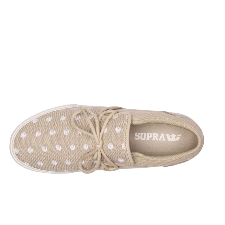 Supra Lave Cuba Sko Dame Beige | 1YGDUUP