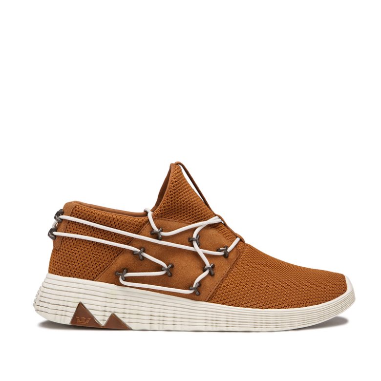 Supra Lave Malli Sko Herre Brune | YJX719F