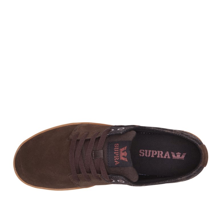 Supra Lave Stacks II Sko Dame Kaffe Brune | HJND5OF