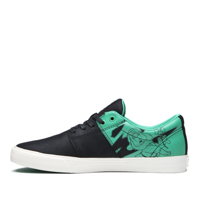 Supra Lave Stacks II Vulc Sko Dame Turkis Sort | Z78W4SN