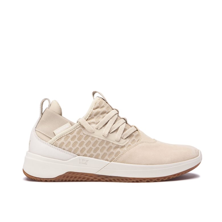 Supra Lave Titanium Sko Dame Beige | RL2GU3I