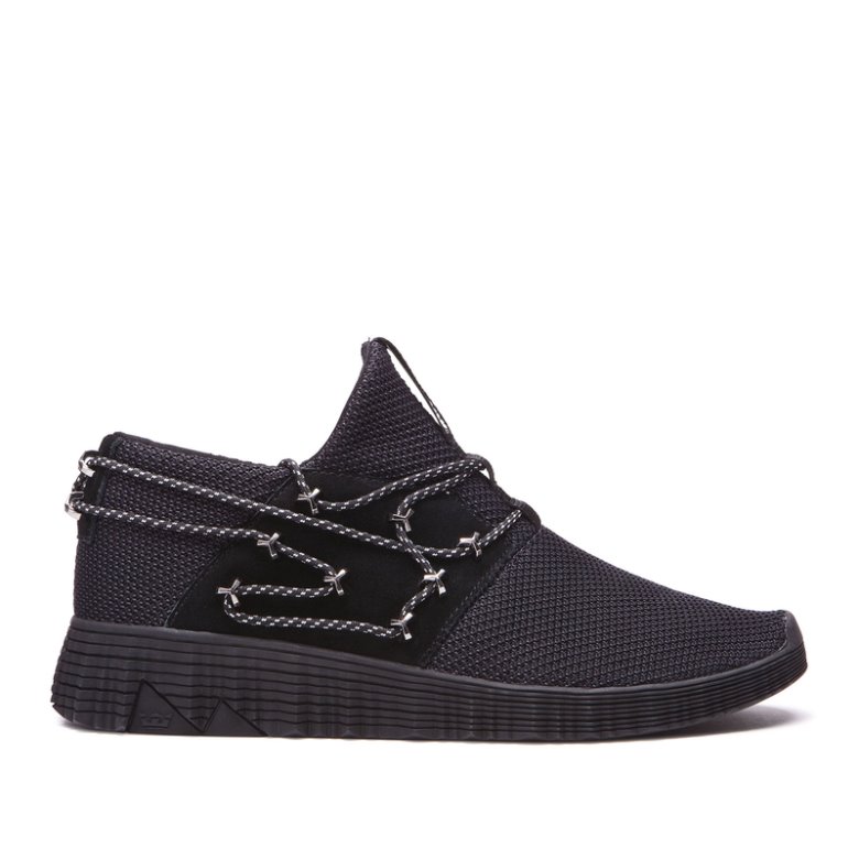 Supra Malli Sneakers Herre Sort Sølv | SGT2WD5