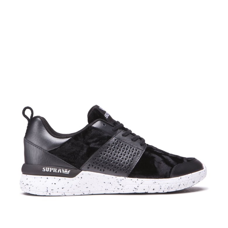 Supra Scissor Læder Løbesko Dame Sort | R928STF