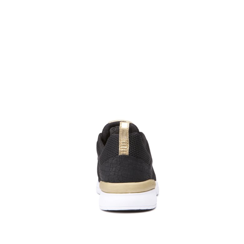 Supra Scissor Løbesko Dame Sort Guld | AIO9VN8