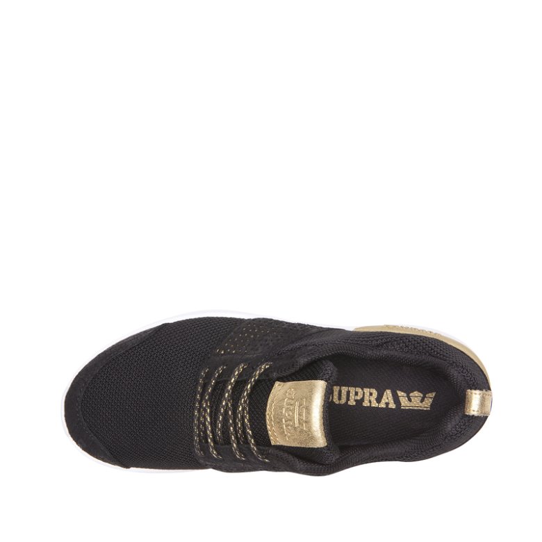 Supra Scissor Løbesko Dame Sort Guld | AIO9VN8