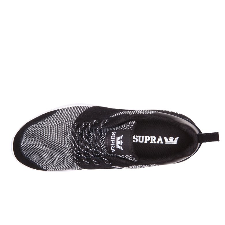 Supra Scissor Løbesko Dame Sort Hvide | FW4RP05