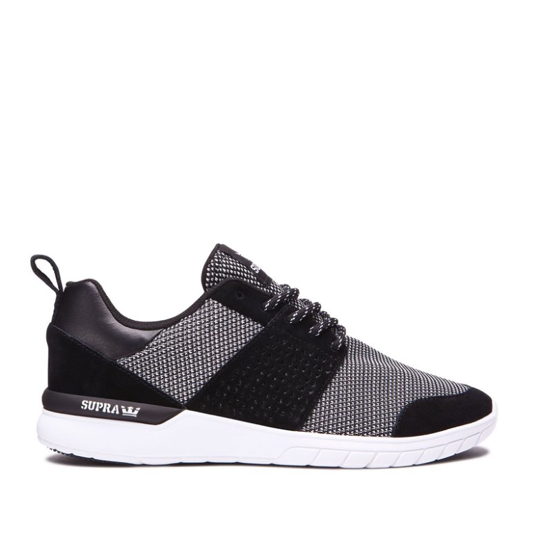 Supra Scissor Løbesko Dame Sort Hvide | FW4RP05