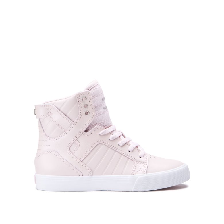 Supra Skytop Sko Børn Lyserød Hvide | 2DVQZC8