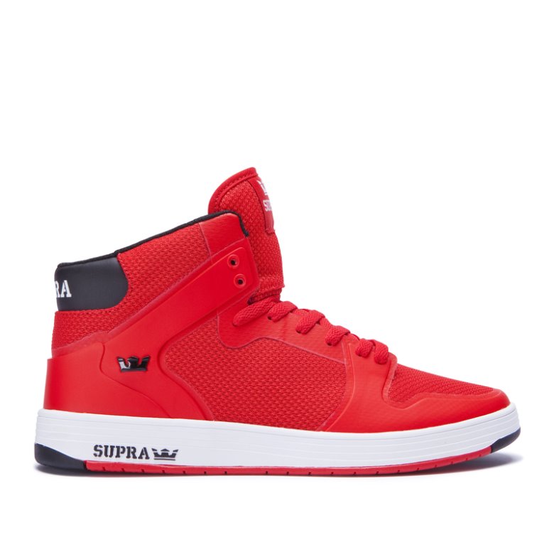 Supra Vaider 2.0 Sko Herre Rød Sort | YD2RQIC