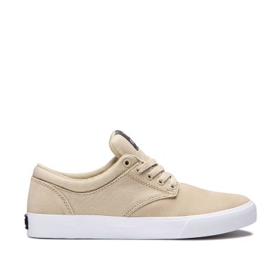 Supra Chino Skate Sko Dame Beige | 94QITOC