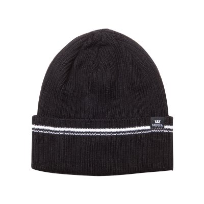 Supra Chopper Beanie Kasketter Dame Sort | 9JUK2TB