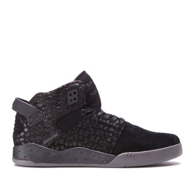 Supra Høje Skytop III Sko Dame Sort Grå | M1G6JVC