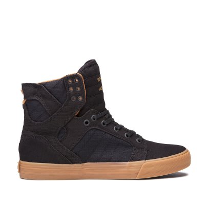 Supra Høje Skytop Sko Herre Sort Brune | Y61IW6Z