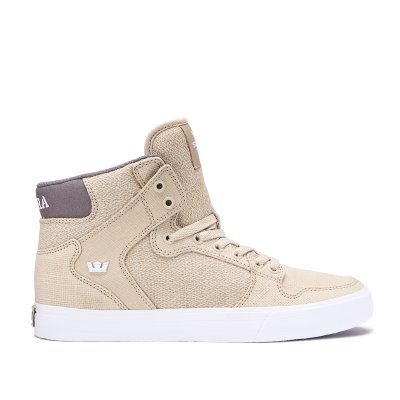 Supra Høje Vaider Sko Herre Beige | T3UK30S