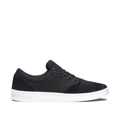 Supra Lave Chino Court Sko Herre Sort | O7UGY0I