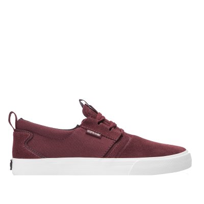 Supra Lave Flow Sko Herre Bordeaux | OKUAYXR