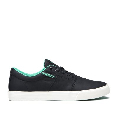 Supra Lave Stacks II Vulc Sko Dame Turkis Sort | Z78W4SN