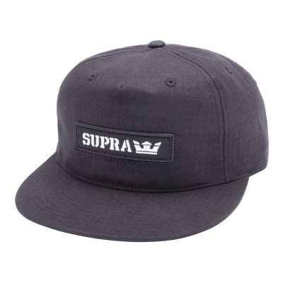 Supra Mark Patch Snap Kasketter Dame Sort | QM4WGJU