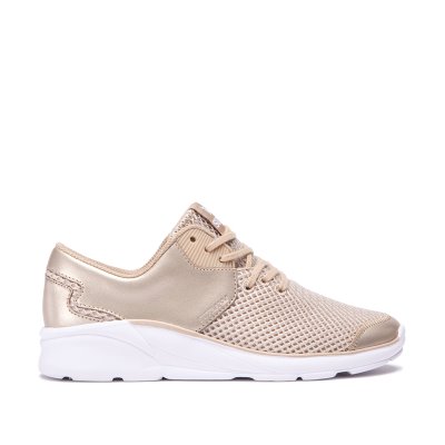 Supra Noiz Sneakers Dame Lyserød Guld Hvide | S8BVN08