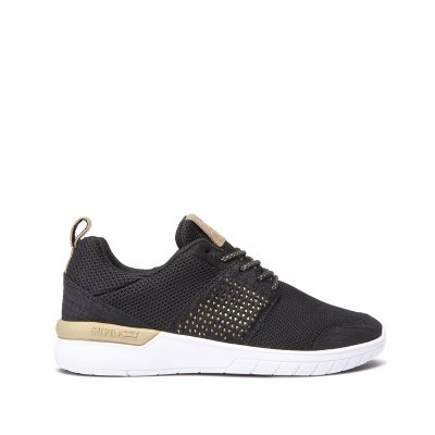 Supra Scissor Løbesko Dame Sort Guld | AIO9VN8