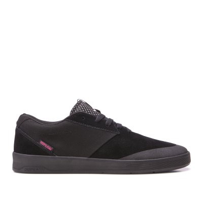 Supra Shifter Skate Sko Dame Sort Lyserød | 2G0MCT2